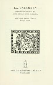 Tapa de La calandra