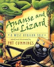 Tapa de Ananse and the lizard