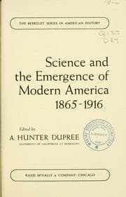 Tapa de Science and the emergence of modern America, 1865-1916