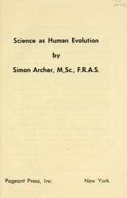 Tapa de Science as human evolution