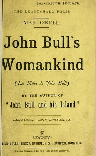 Tapa de John Bull's womankind