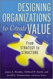 Tapa de Designing Organizations to Create Value