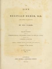 Tapa de The life of Reginald Heber