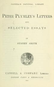 Tapa de Peter Plymley's letters