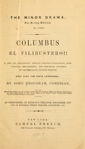 Tapa de Columbus el filibustero!!