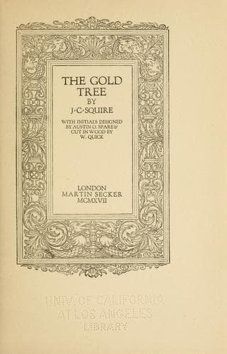Tapa de The gold tree