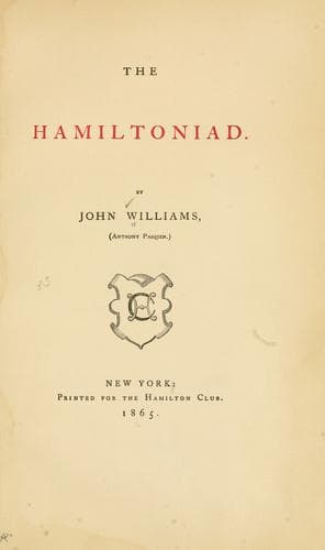 Tapa de The Hamiltoniad