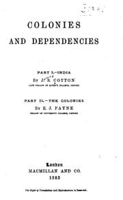 Tapa de Colonies and Dependencies