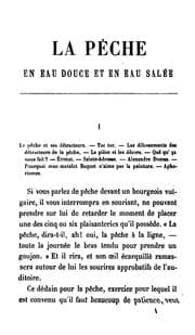 Tapa de La pêche en eau douce et en eau salée