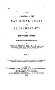 Tapa de The Anglo-Latin satirical poets and epigrammatists of the twelfth century