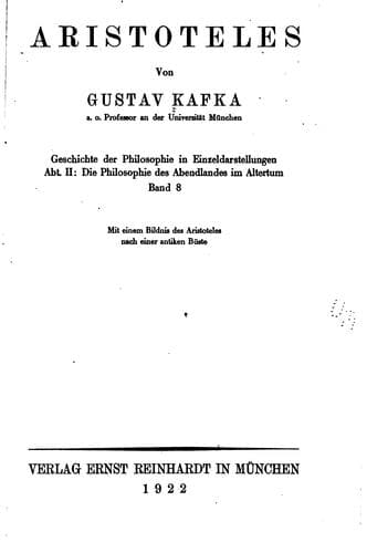 Tapa de Aristoteles