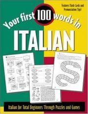 Tapa de Your First 100 Words in Italian