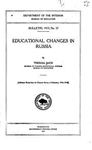 Tapa de Educational changes in Russia