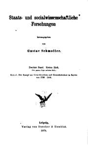 Tapa de Der Kampf um Gewerbereform und Gewerbefreiheit in Bayern von 1799-1868