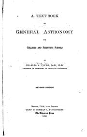 Tapa de A text-book of general astronomy for colleges and scientific schools