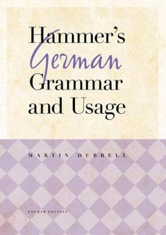 Tapa de Hammer's German Grammar and Usage