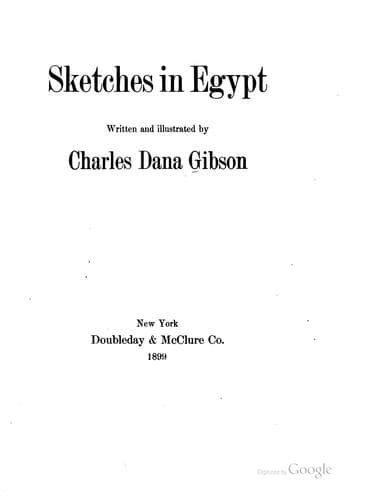 Tapa de Sketches in Egypt