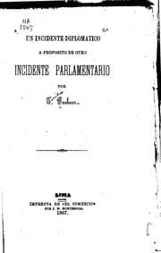 Tapa de Incidente diplomático a propósito de otro incidente parlamentario