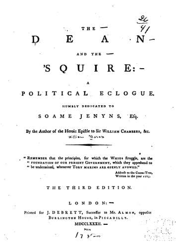 Tapa de The dean and the 'squire