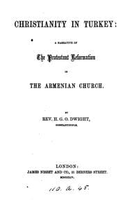 Tapa de Christianity in Turkey