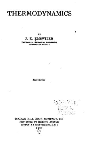Tapa de Thermodynamics