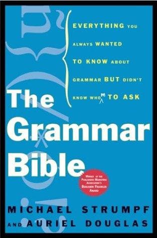 Tapa de The grammar bible