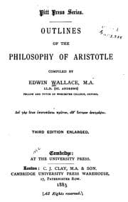 Tapa de Outlines of the philosophy of Aristotle
