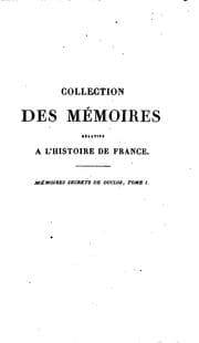 Tapa de Mémoires ..