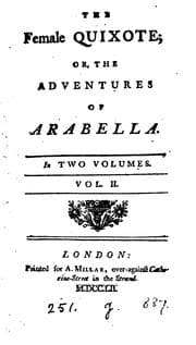 Tapa de The Female Quixote