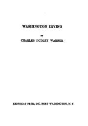 Tapa de Washington Irving
