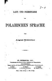 Tapa de Laut- und Formenlere der polabischen Sprache