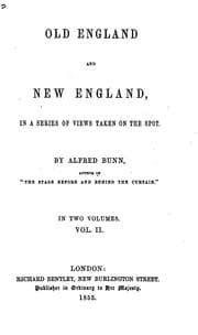 Tapa de Old England and New England, in a series of views taken on the spot