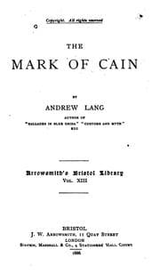 Tapa de The Mark Of Cain