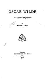 Tapa de Oscar Wilde, an idler's impression