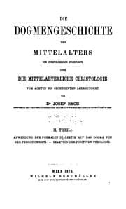 Tapa de Die Dogmengeschichte des Mittelalters vom christologischen Standpunkte