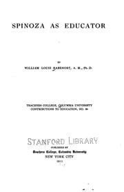 Tapa de Spinoza as educator