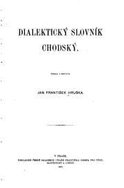 Tapa de Dialektický slovník chodský