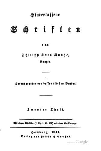 Tapa de Hinterlassene Schriften