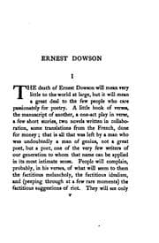 Tapa de The poems of Ernest Dowson