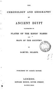 Tapa de The chronology and geography of ancient Egypt