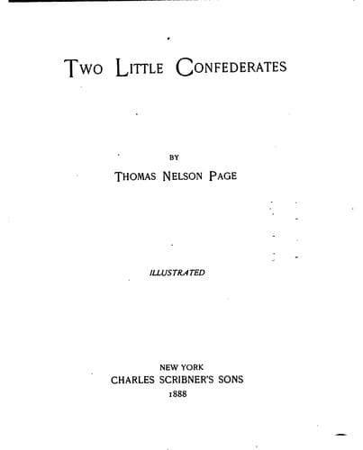 Tapa de Two little confederates