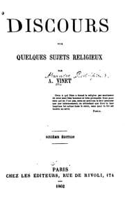 Tapa de Discours sur quelques sujets religieux