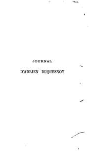 Tapa de Journal d'Adrien Duquesnoy, député du Tiers état de Bar-le-Duc, sur l'Assemblée constituante, 3 mai 1789-3 avril 1790