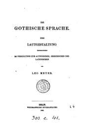 Tapa de Die Gothische Sprache