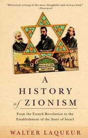 Tapa de A history of Zionism