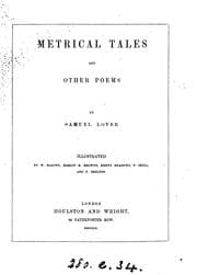 Tapa de Metrical tales, and other poems