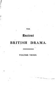 Tapa de The Ancient British Drama ...