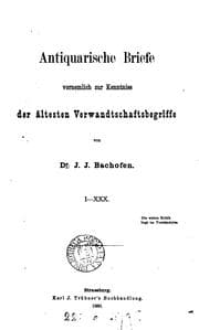 Tapa de Antiquarische Briefe