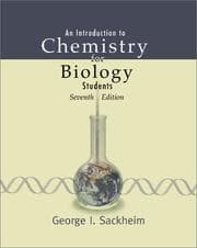 Tapa de Introduction to chemistry for biology students