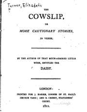 Tapa de The cowslip, or, More cautionary stories